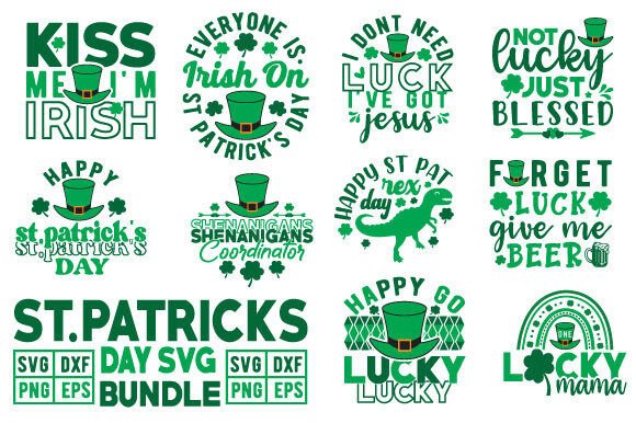 Download St.Patrick’s Svg Bundle, Lucky Svg - Svg bundle Collection