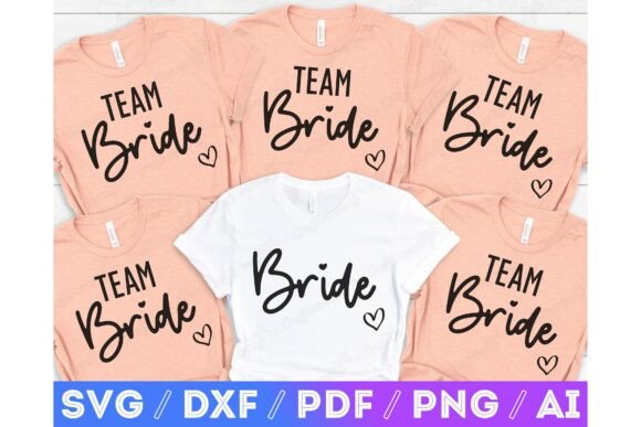 Download Team Bride Wedding Clipart T-shirt SVG - Wedding Collection
