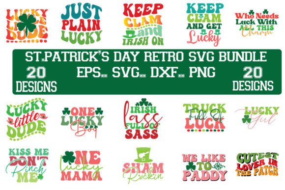 Download St.patrick's Day Retro Svg Bundle - Svg bundle Collection