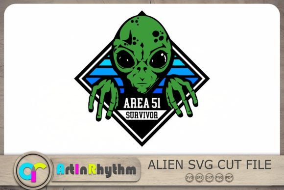 Download Area 51 Survivor Svg, Alien Svg, UFO Svg - Premium Resources