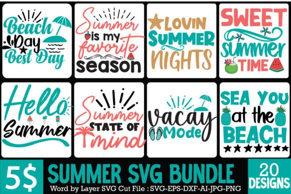 Download Summer SVG Bundle, Beach SVG Bundle - Svg bundle Collection