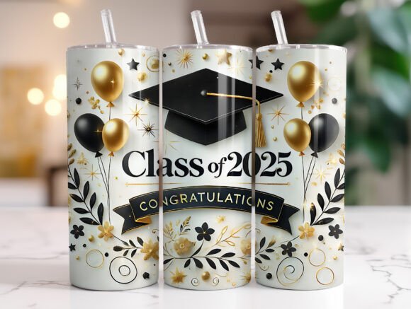 Download Class of 2025 Graduation Tumbler Wrap - 2025 Collection