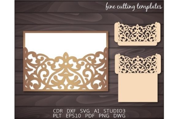 Download Wedding Invitation Pocket Envelope SVG - Wedding Collection