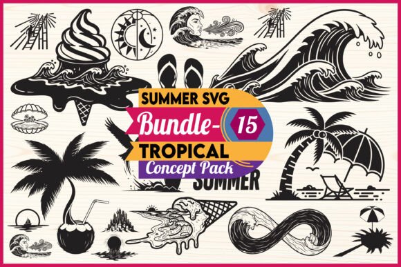 Download Summer Tropical SVG Bundle - Svg bundle Collection