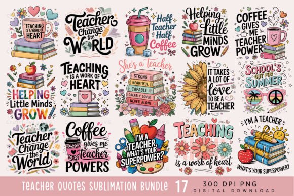 Download Teacher PNG Sublimation Bundle - Teacher png Collection