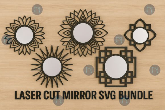 Download Laser Cut Mirror Wall Decor SVG Bundle - Svg bundle Collection